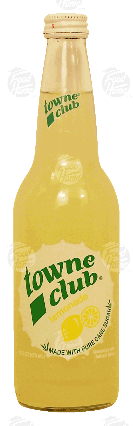 towne club  lemonade flavor beverage made with cane sugar Full-Size Picture